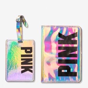 Vs PINK Luggage Tag and Passport Holder